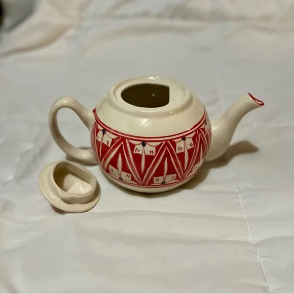 Le Souk Nejma teapot | Handmade | Hand-painted | Rare | Ceramic - Picture 3 of 12
